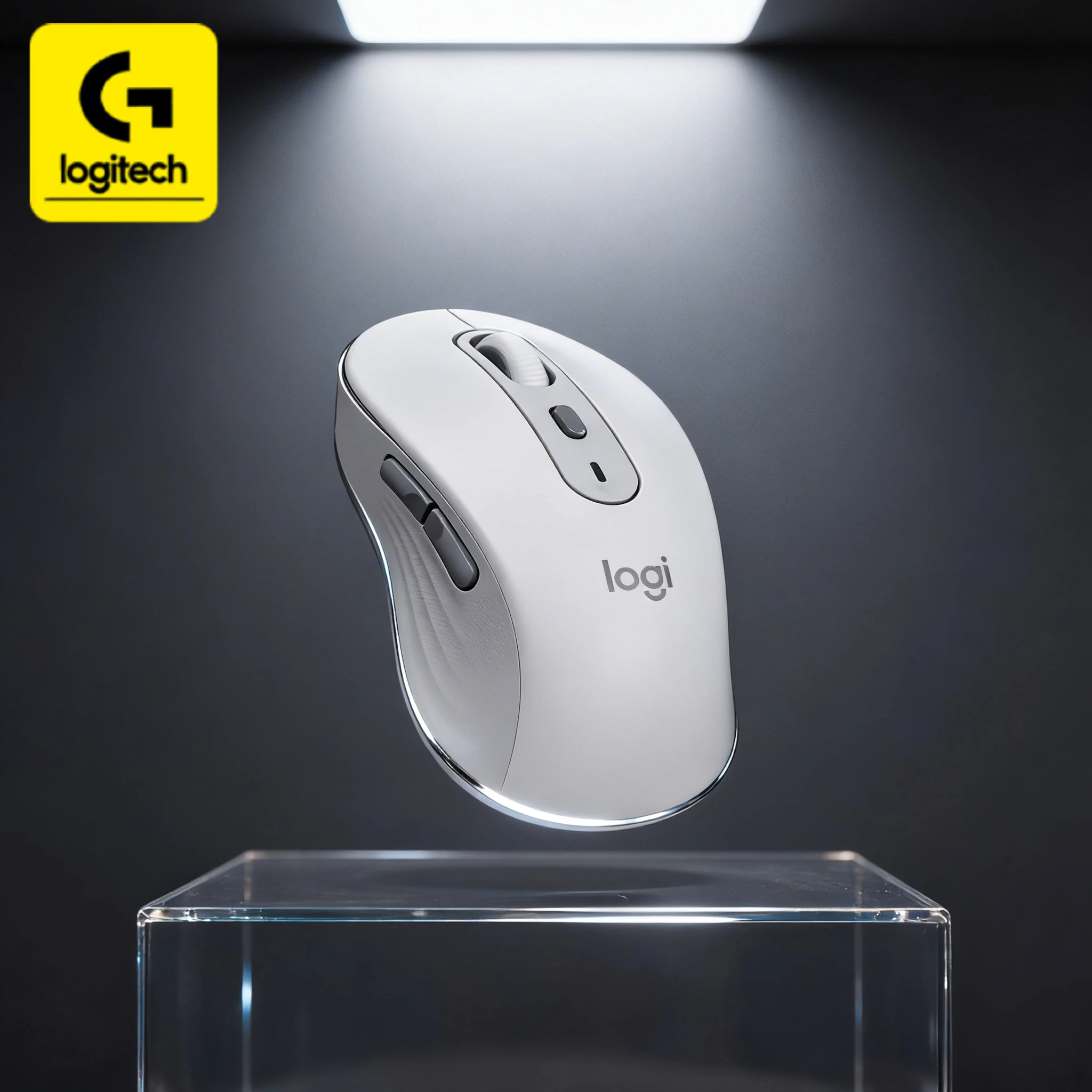

Logitech M750/M650L Ergonomic Dual-Mode Mouse, Silent Buttons, Multi-Device Compatibility, Ideal for Office Use