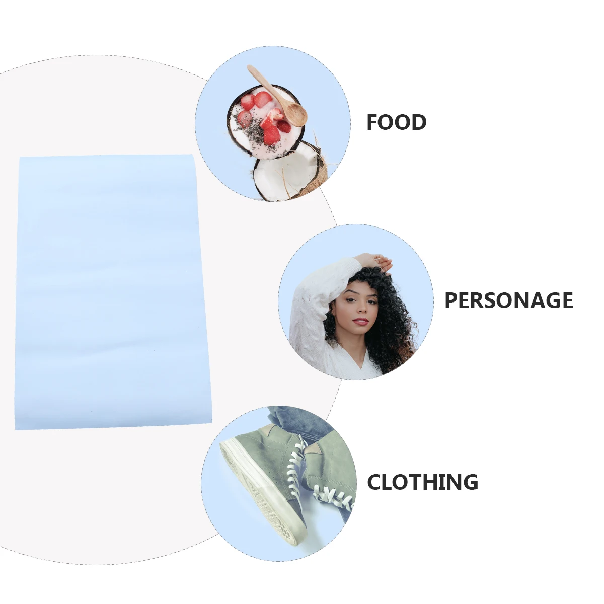 

Photography Background Paper Professional Video Shoot Major Backdrop Blue Portrait