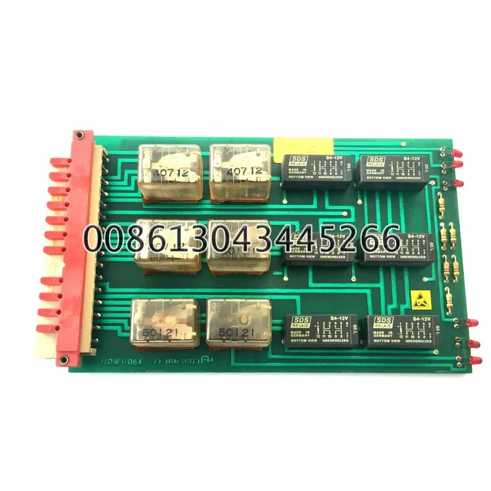 Best Quality 71.186.3371 Circuit Board PCB With Relays HDM 1/06.4 CPC1 For Offset Printing Machinery Parts