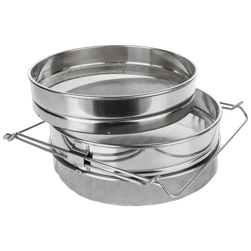 

Honey Strainer Stainless Steel Debris Honey Extractor Fine Mesh Honey Harvesting Equipment Multifunctional Beekeeping Supplies
