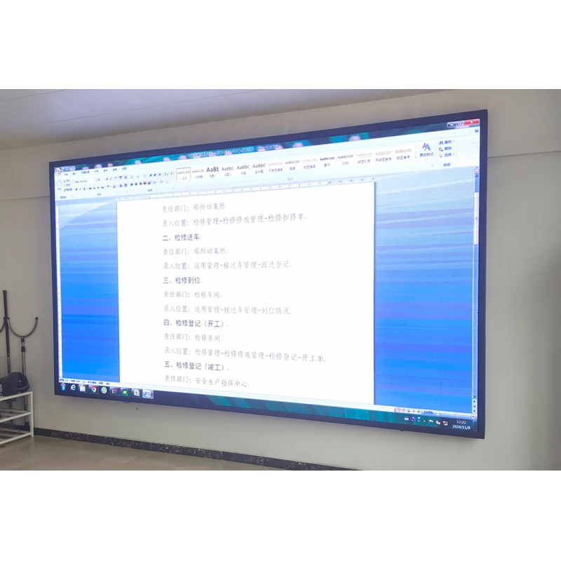 Pantalla Transparente Integrada en Placa, Personalizada Profesionalmente, P1.8 de Paso Pequeño, Pantalla Fija HD a Todo Color para Interiores