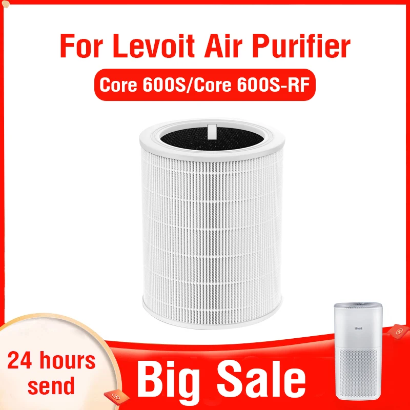 For Replacement Levoit Air Purifier Filter Core 600S/Core 600S-RF for Levoit Core 600S/Core 600S-RF Hepa Filter