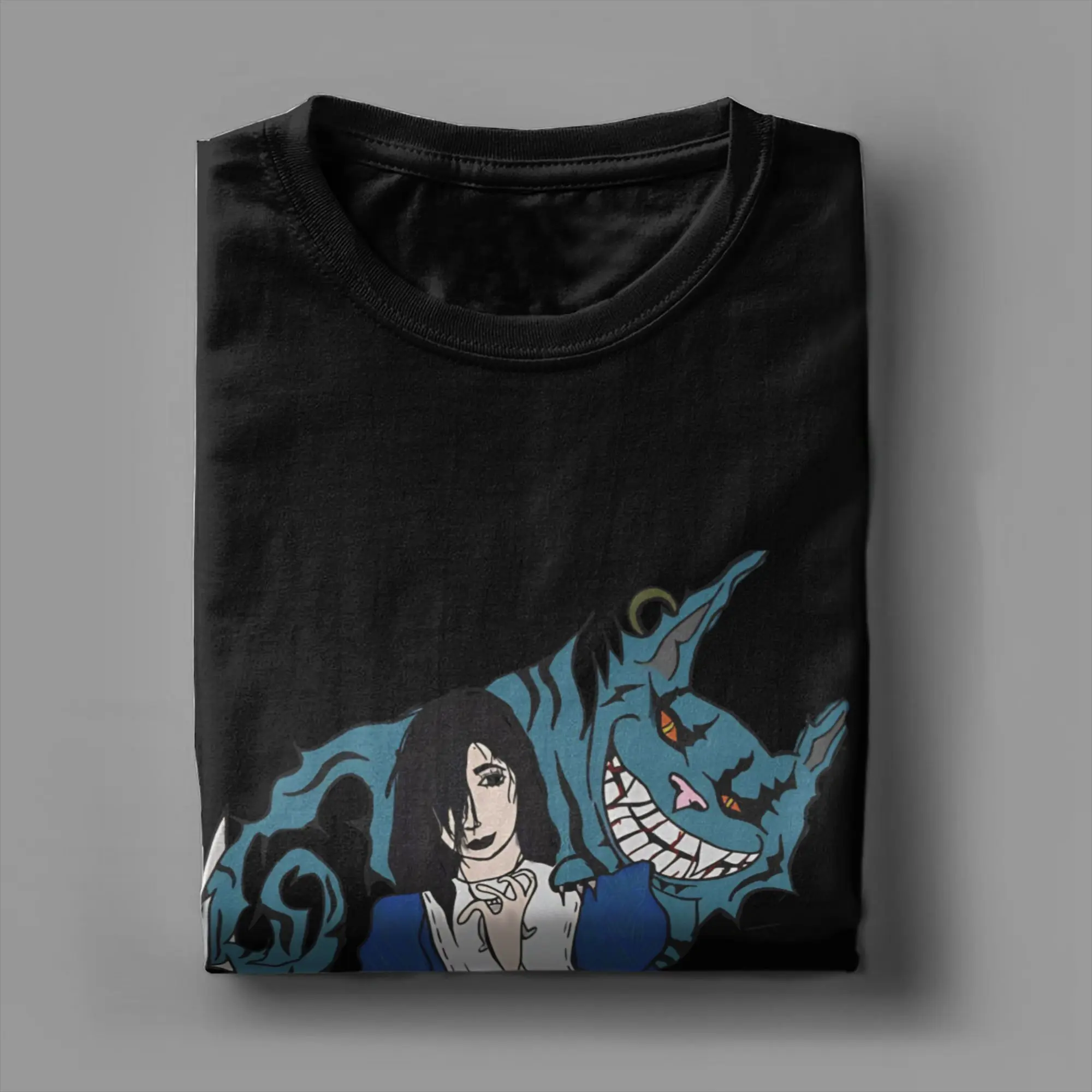 Alice Madness Returns Men's T Shirt  Amazing Tee Shirt Short Sleeve O Neck T-Shirts 100% Cotton Summer Clothing