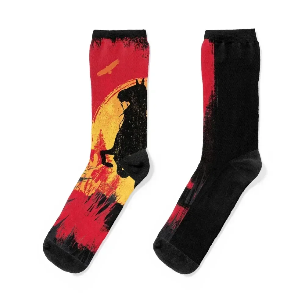 RDR Sunset Socks heated Wholesale christmas gifts Ladies Socks Men's