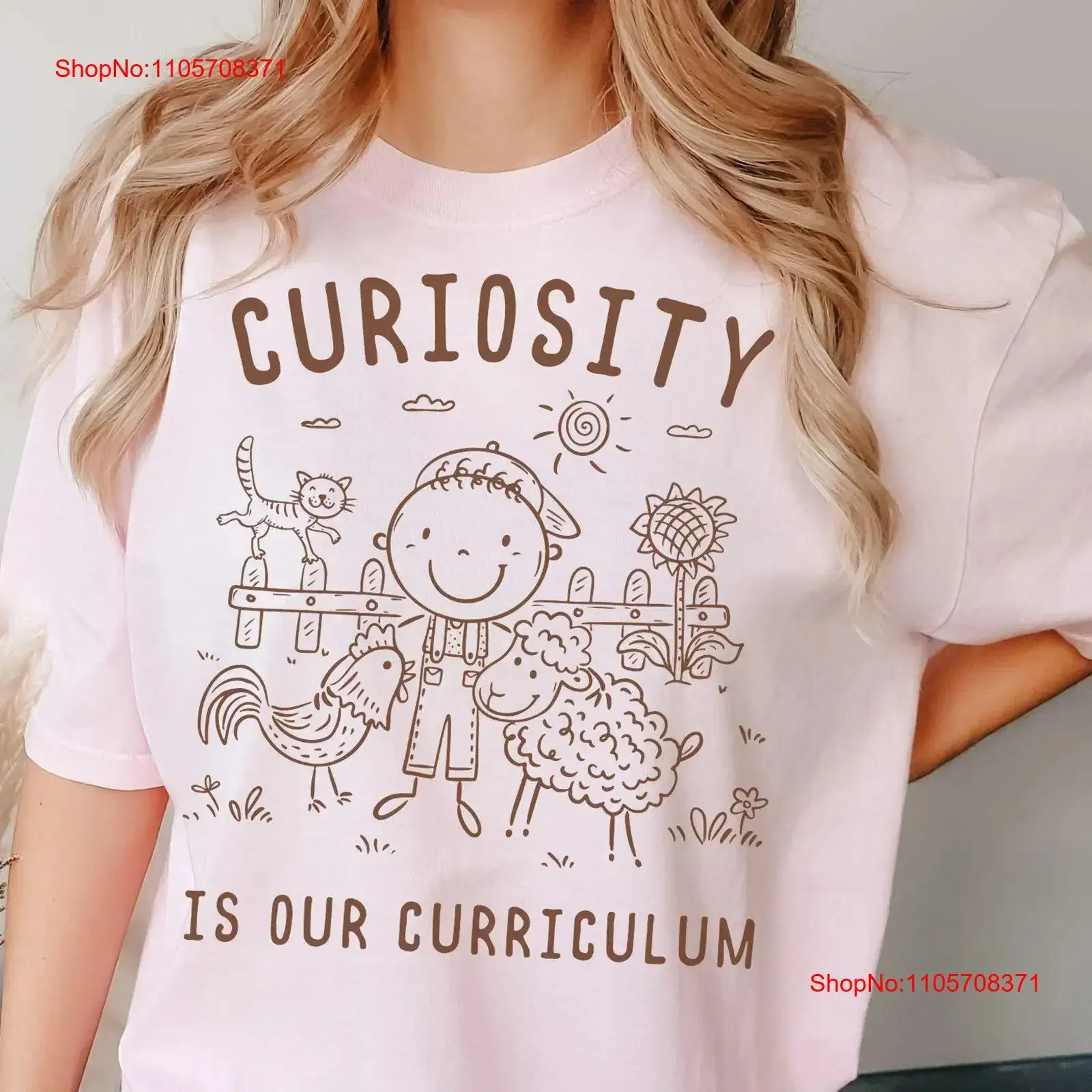 Farm Homeschool T Shirt Charlotte Mason Nature Homeschooling Crunchy Mama Educator Homeschoolers vintage Washed graphic