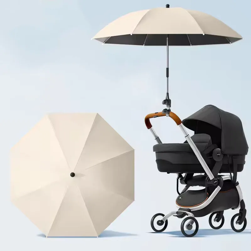 

Зонт для коляски, складная тележка, затеняющий зонт с зажимом, портативные дорожные принадлежности, крепление для коляски на открытом воздухе