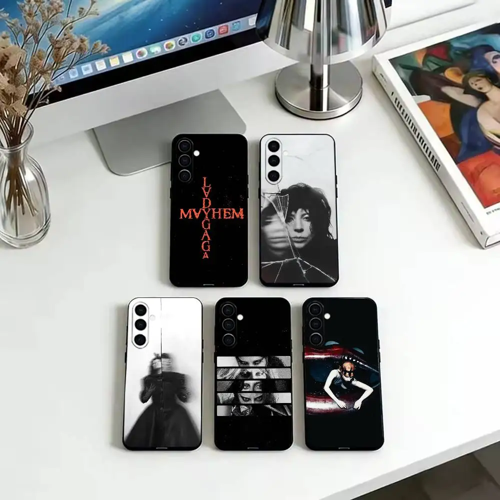 Singer L-Lady Gaga Mayhem  Phone Case For Samsung Galaxy A73,A72,A71,A70,A53,A52,A51,Others Soft Black Cover