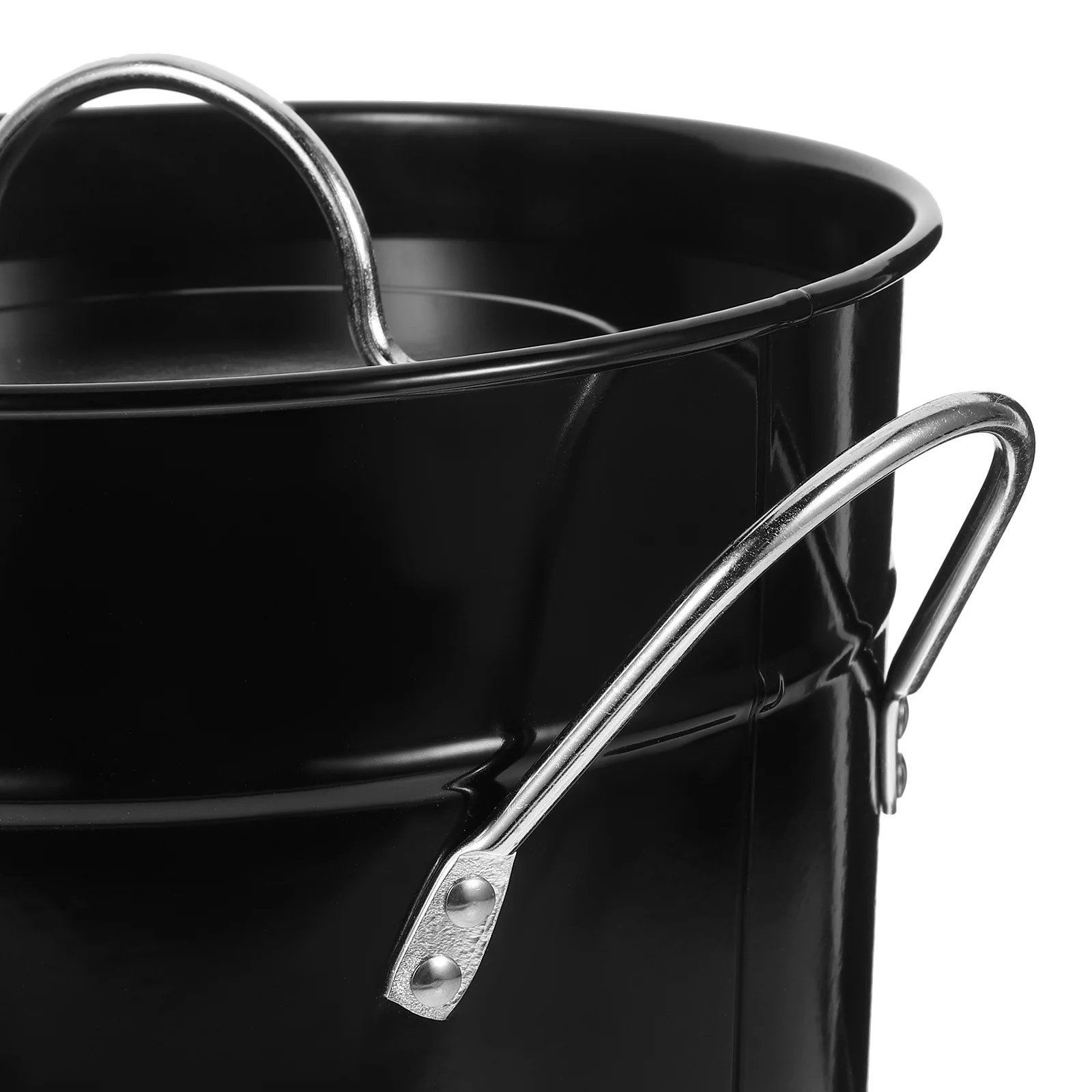 

Ice Cube Bucket Thick Iron Storage Bucket Smooth Party Bar Beer Holder Multipurpose Ice Container Wine Bottle Holder