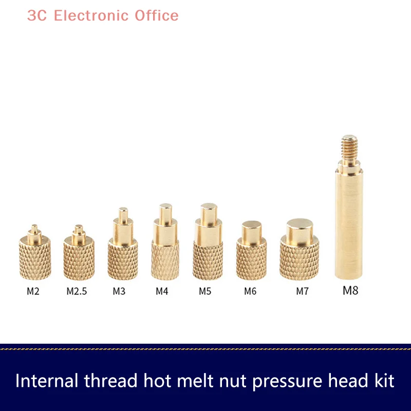 Heat Insert Nut M2-M8 Internal Thread Embedded Iron Tip For 3D Printing Plastic Assembly