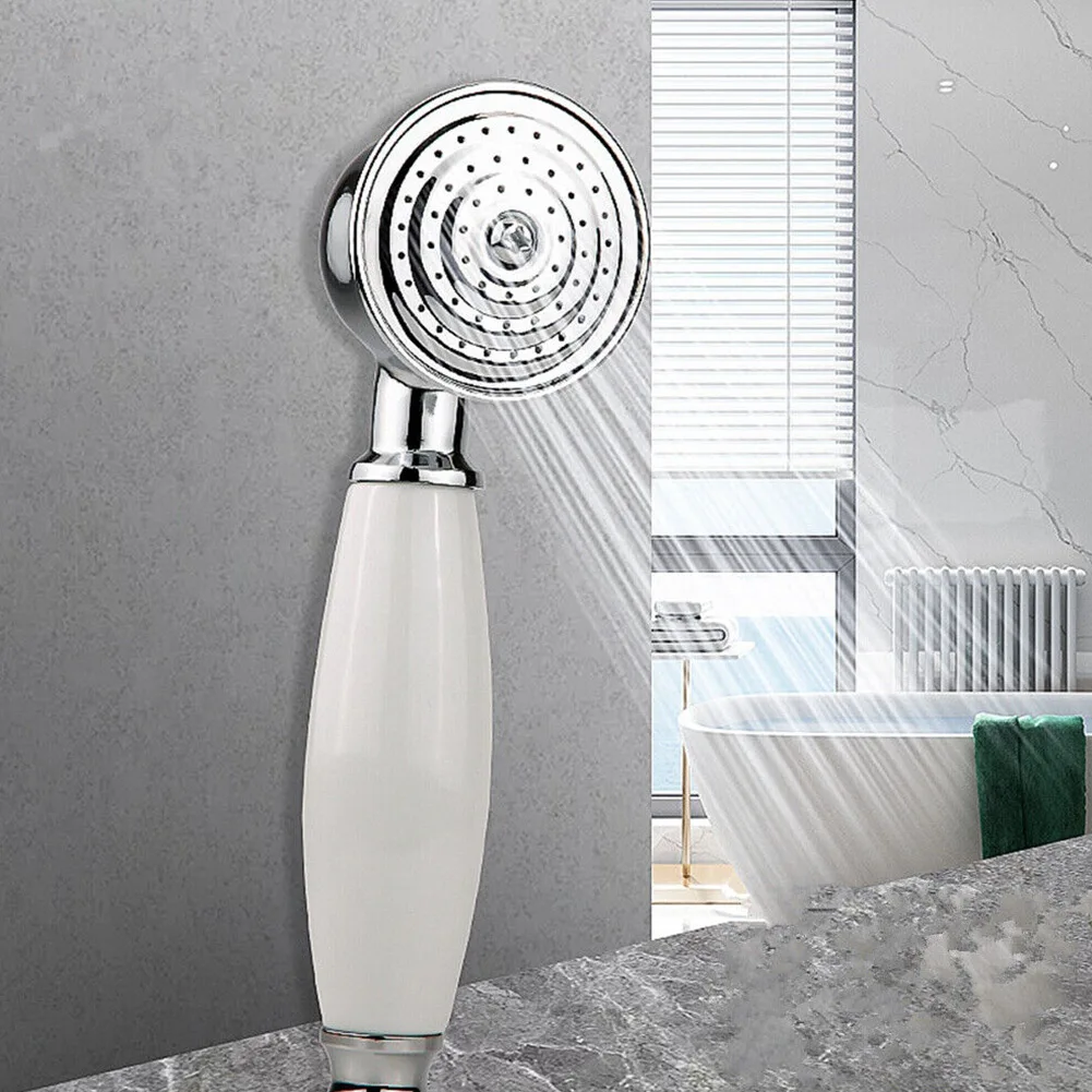 

Handheld Shower Head Replacement Water-saving Round Showerhead Detachable Bathroom Shower Head Spray Bathroom Accessories