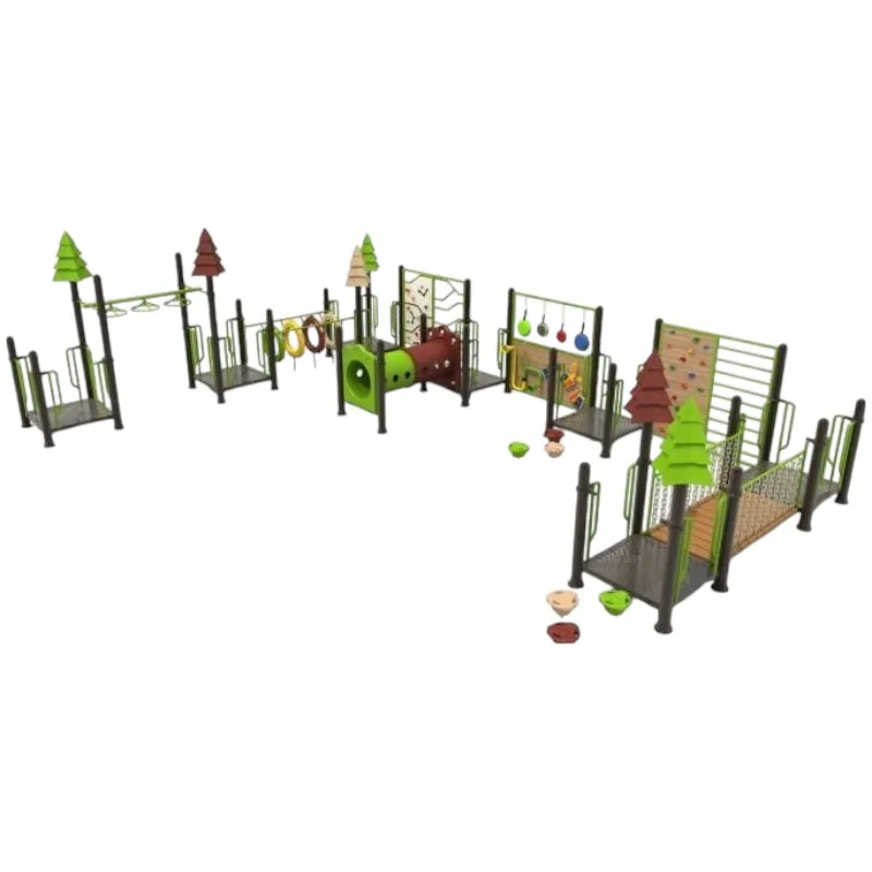 Children's Outdoor Plastic Climbing Wall, 500kg Capacity, Amusement Park Playground Equipment, Durable Kids Climbing Frame