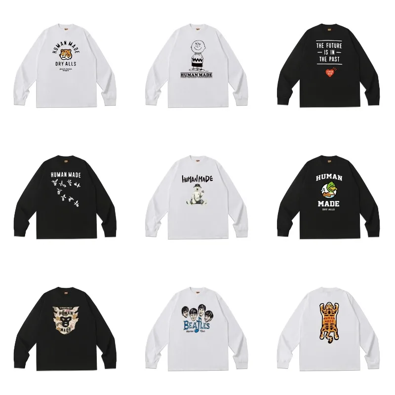 Human Made Classic Logo Heart Hoodie Casual Pullover Couple Streetwear Winter