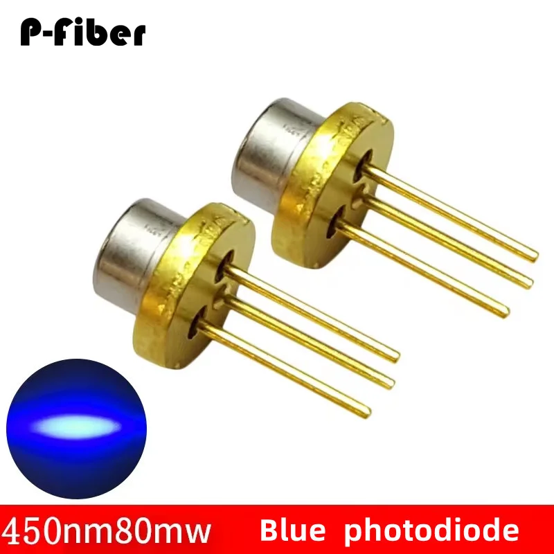 Laser diode 450nm 80mw blue laser tube original emitting light electro-laser device 5.6mm