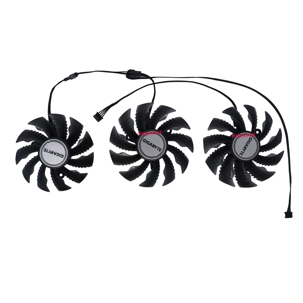 3 szt./zestaw, 87MM T 129215 SU 82MM T 128015 SU, wentylator karty graficznej, dla GIGABYTE RTX 3090 3070Ti 3080 3080Ti GAMING OC, chłodzenie kart graficznych