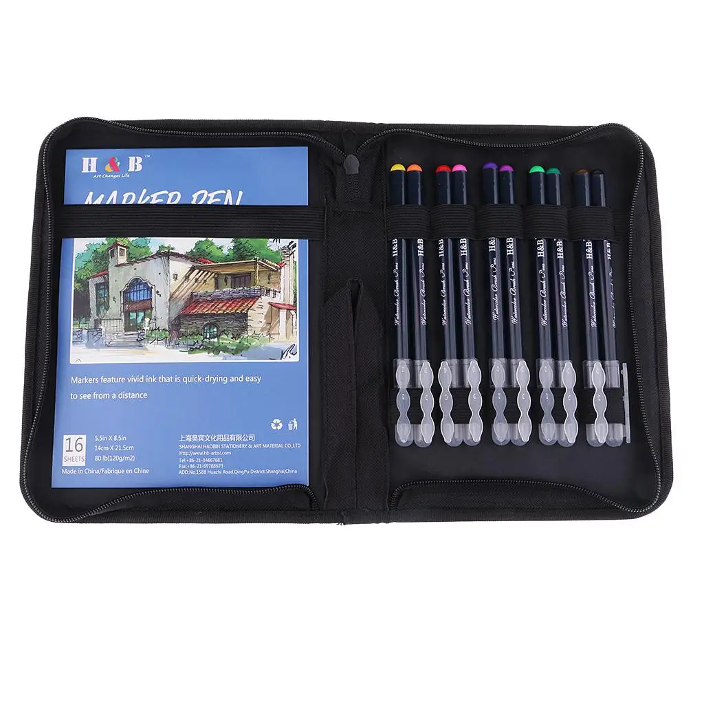 Execellent Drawing Tool Painting Brush Manga Pens Sketch Book Set