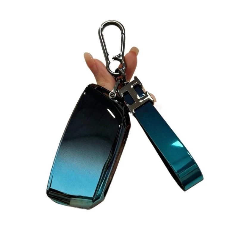 ABS Car Key Case Cover Shell Protector Fob Holder for BMW Blade Key 325 525Li 7 Series 740 X3 X5 Accessories Keychain