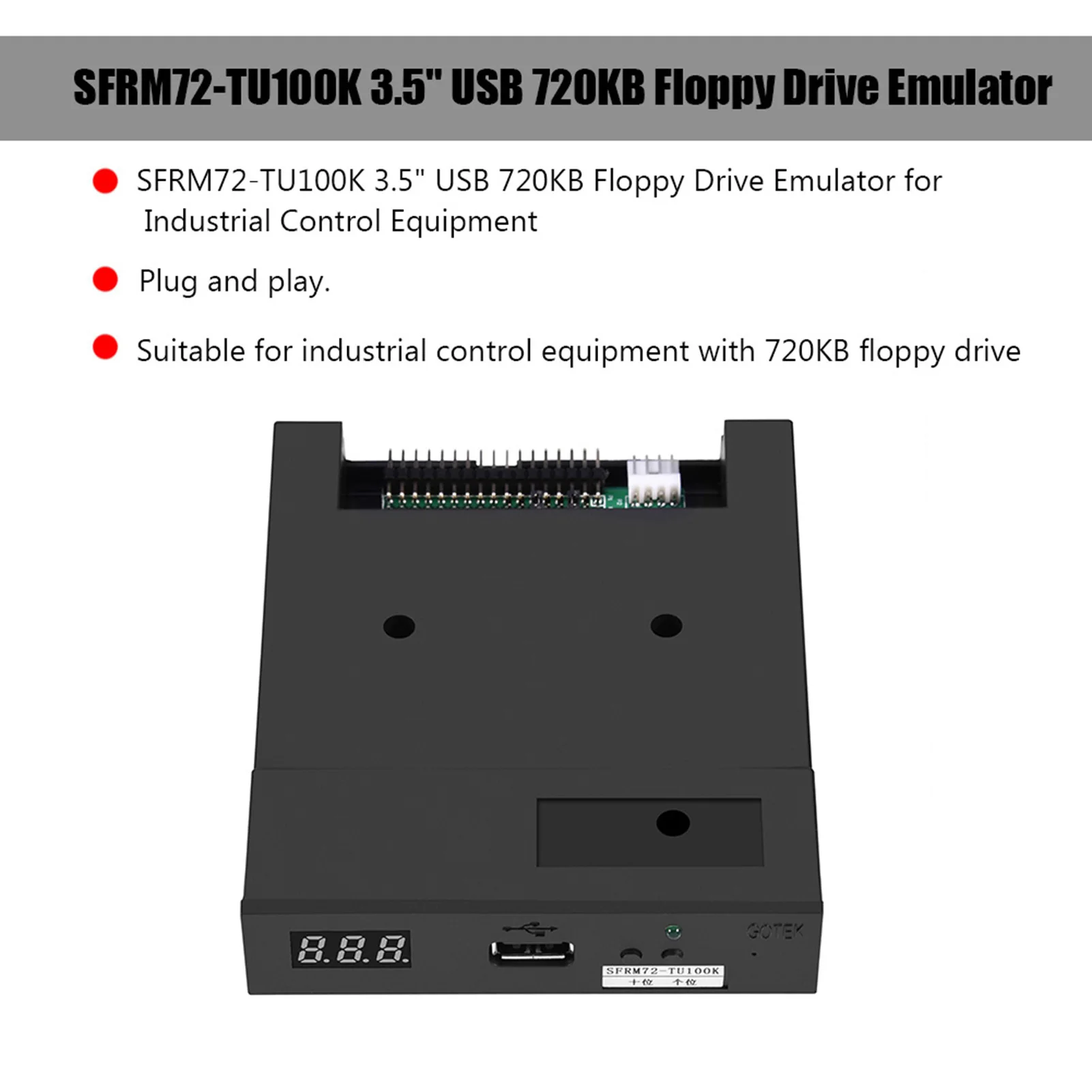 3.5 usb floppy emulator SFRM72-TU100K 3.5