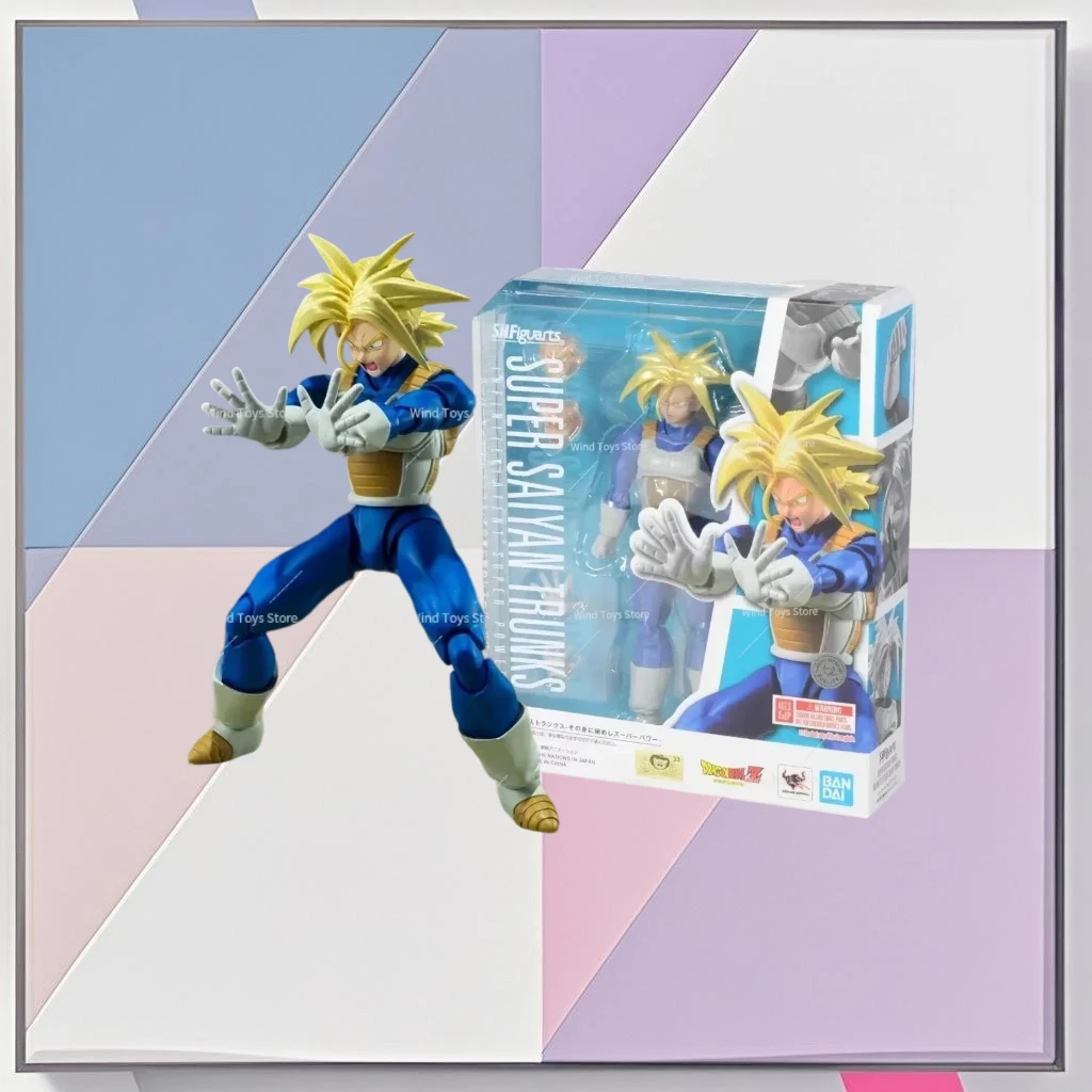 Bandai Original Dragon Ball Anime Figure SHF Torankusu dessin animé couleur figurine jouets pour enfants cadeau modèle à collectionner poupées