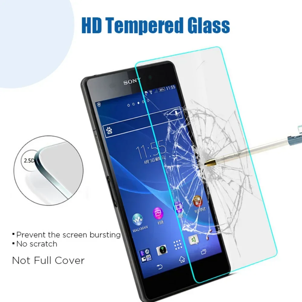 9H Hard Tempered Glass for Sony Xperia 10 Plus 10 5 1 ii Clear Front Glass for Sony L4 L3 Anti Scratch Protective Film