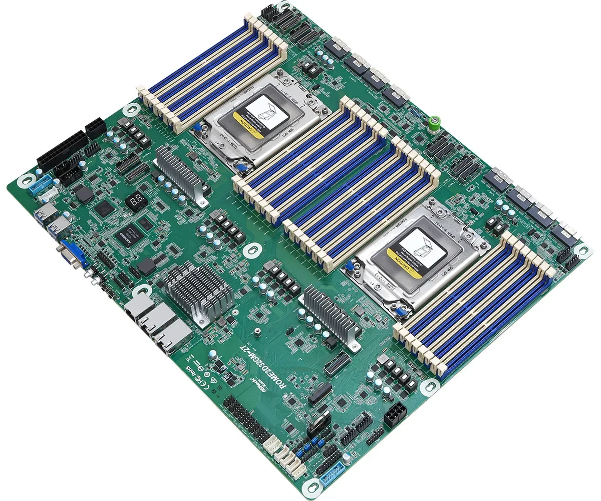 Asrock Rack ROME2D32GM-2T 32xDDR4 DIMM Support AMD EPYC 7003/7002 Server Motherboard