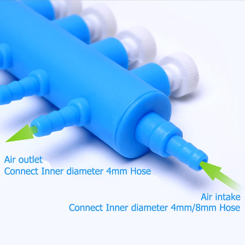 10~100Pcs Air Distribution Control Valve Aquarium Oxygen Pump Diverter Air Pump Oxygenation Distributor Gas Drainage Connectors