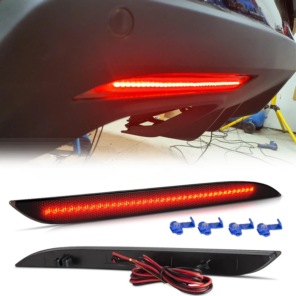 

Smoked Lens Red LED Rear Tail Brake Reverse Warning Light for Dodge Challenger 2015-2022 Car Styling