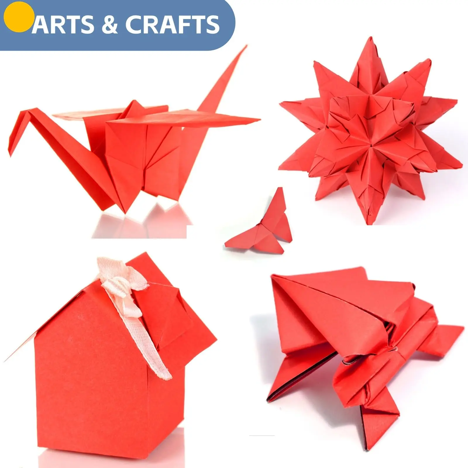 30cmX5m Red environment-friendly Kraft paper shipping gift packaging，Scrapbooking, and Origami Art Decoration