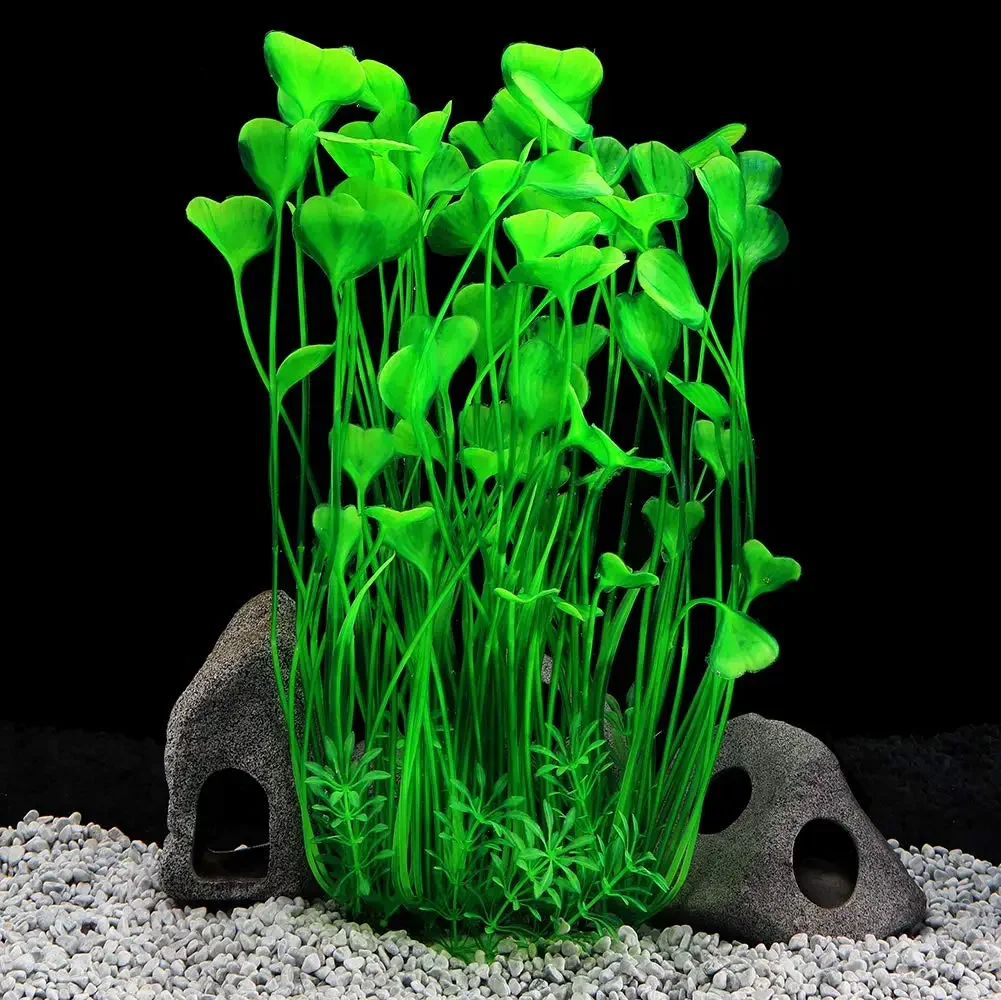 36/40cm Large Aquarium Plants Artificial Underwater Plastic Plants For Fish Tank Decoration Aquarium Ornament