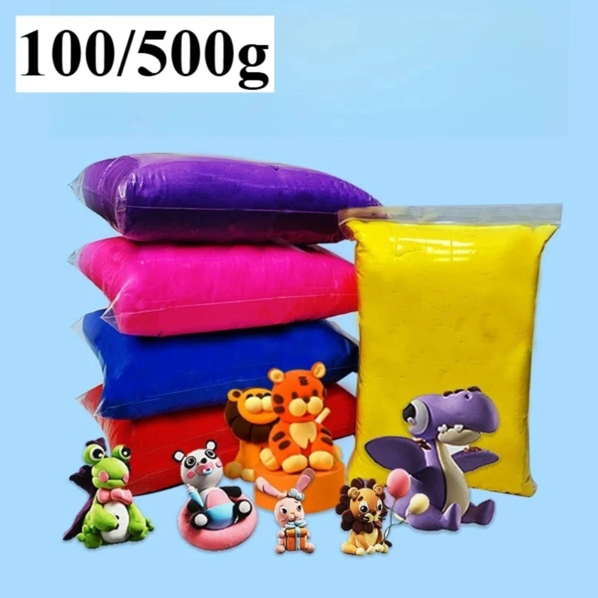 100/500g  Air Dry Clay Large P - огляд і ціна Air Dry Clay