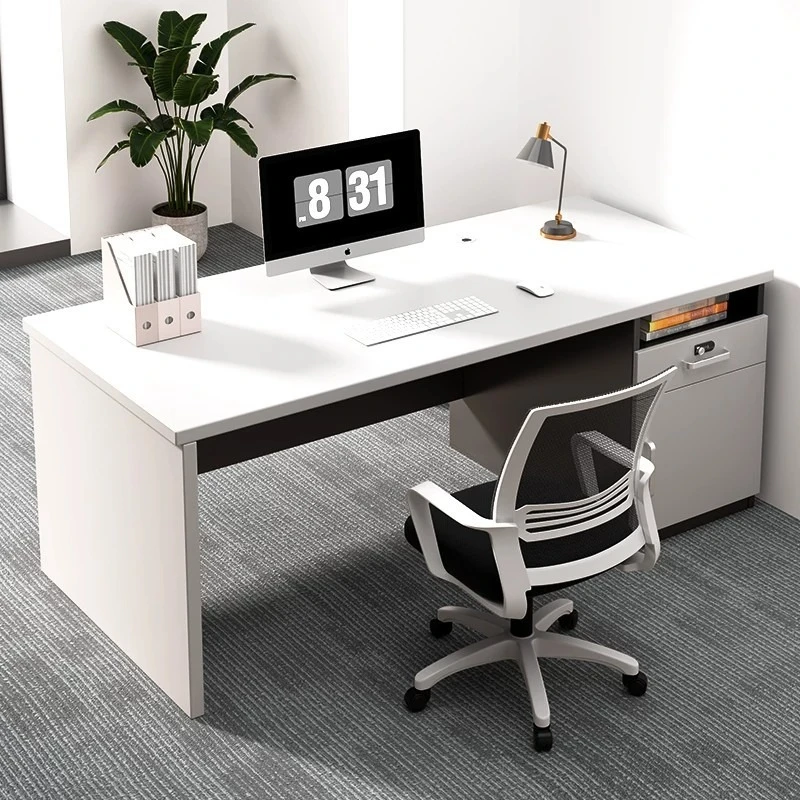 Staff desk, simple modern office desk
