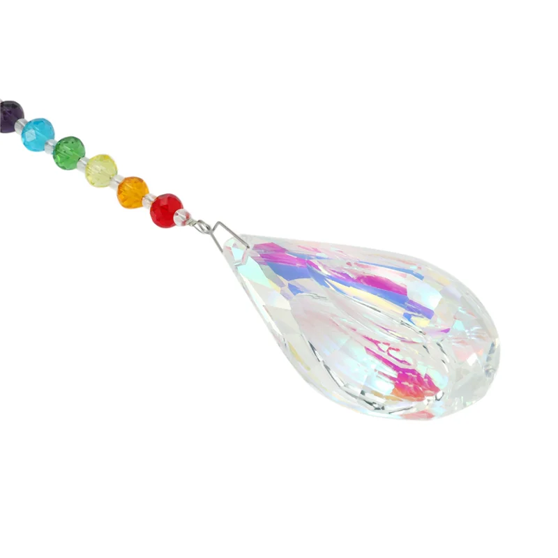 

AB35-6X Ловец Солнца Кристаллы Фэн-Шуй Окно Большая Призма Ab Drop Украшение Дома