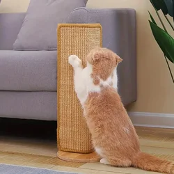 Natural sisal cat scratcher mat cat scratch mats horizontal cat floor Scratching Pad rug protect couch and carpets