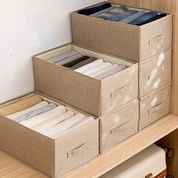 Große drei-dimensional kleiderschrank stoff lagerung box kleidung jeans lagerung box schublade-typ haushalt falten lagerung box