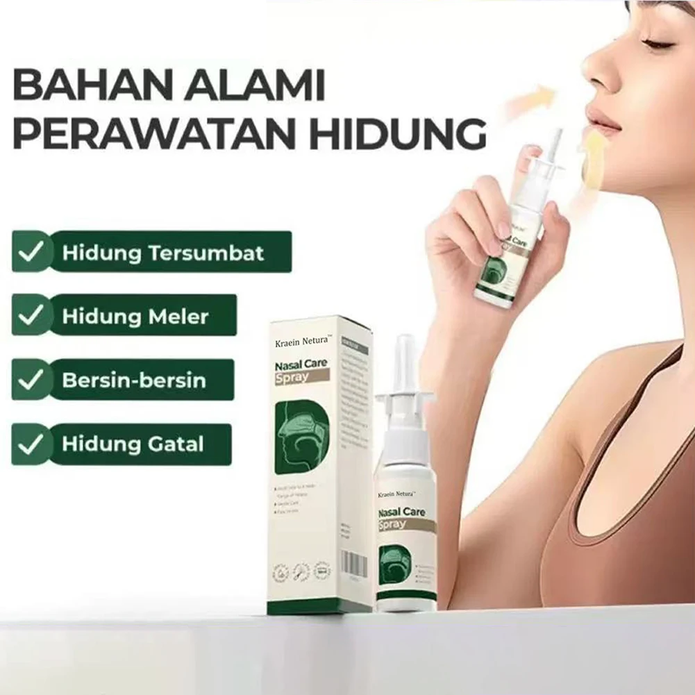 Nasal Care Spray Burdock Extract Deeply Cleanses Nasal Cavity Unblocks Breathing Herbal Sinus Congestion Relief Spray Nose Care