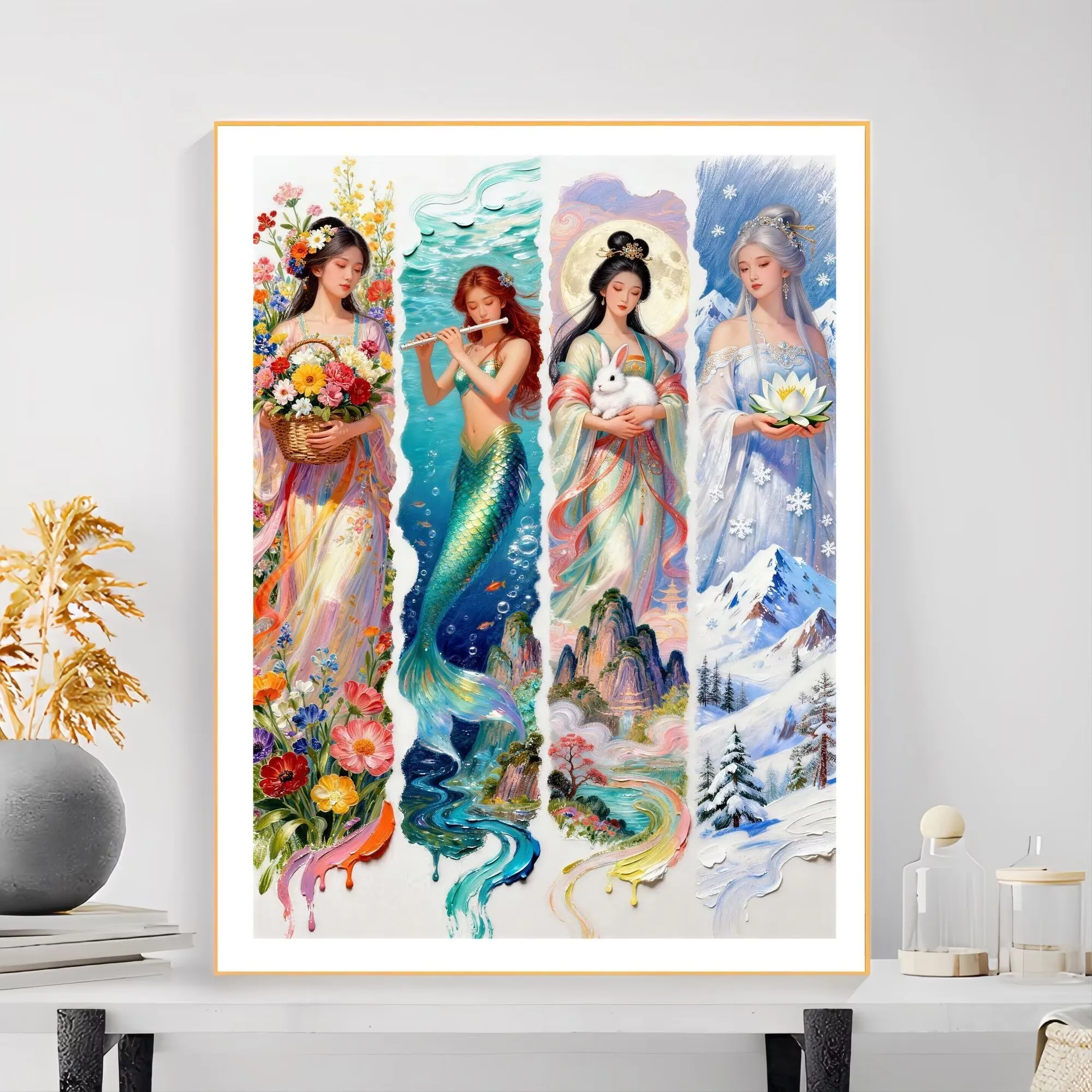 diy-cross-stitch-kit-9ct-11ct-beauty-embroidery-chinese-style-printed-designs-needlework-set-for-home-crafts
