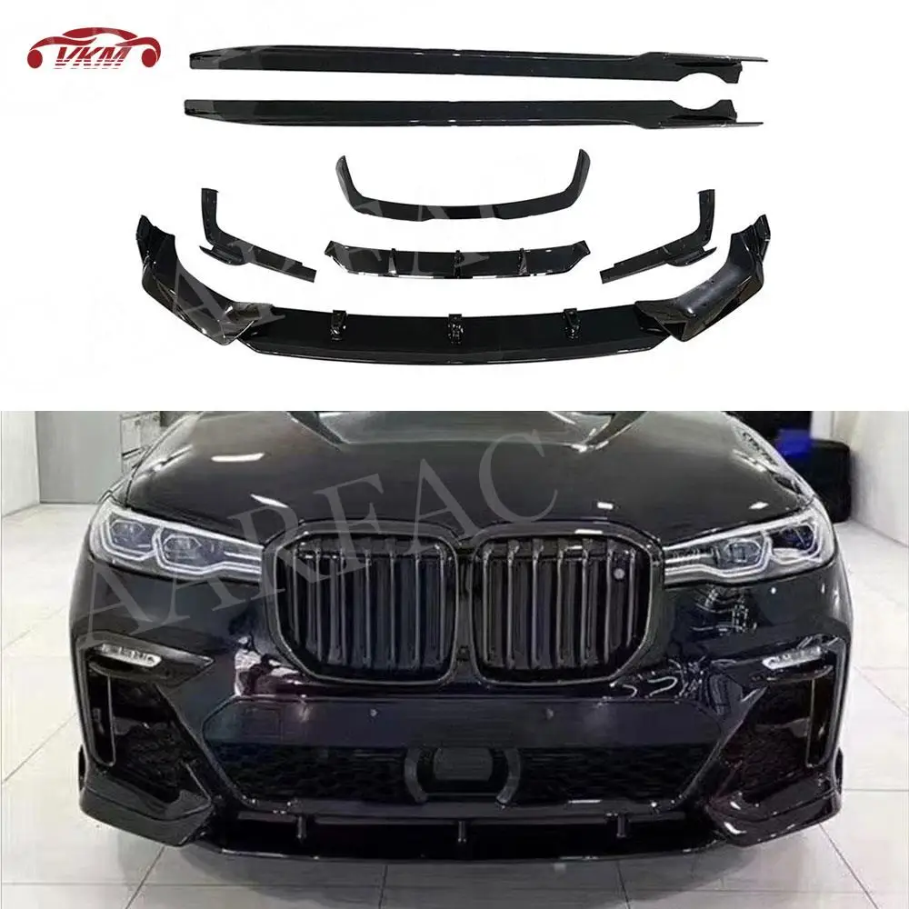 

ABS Carbon Fiber Front Lip Rear Diffuser Rear Spoiler Side Skirt Splitter for BMW X7 G07 M Sport 2019-2021 Body Kits Protector