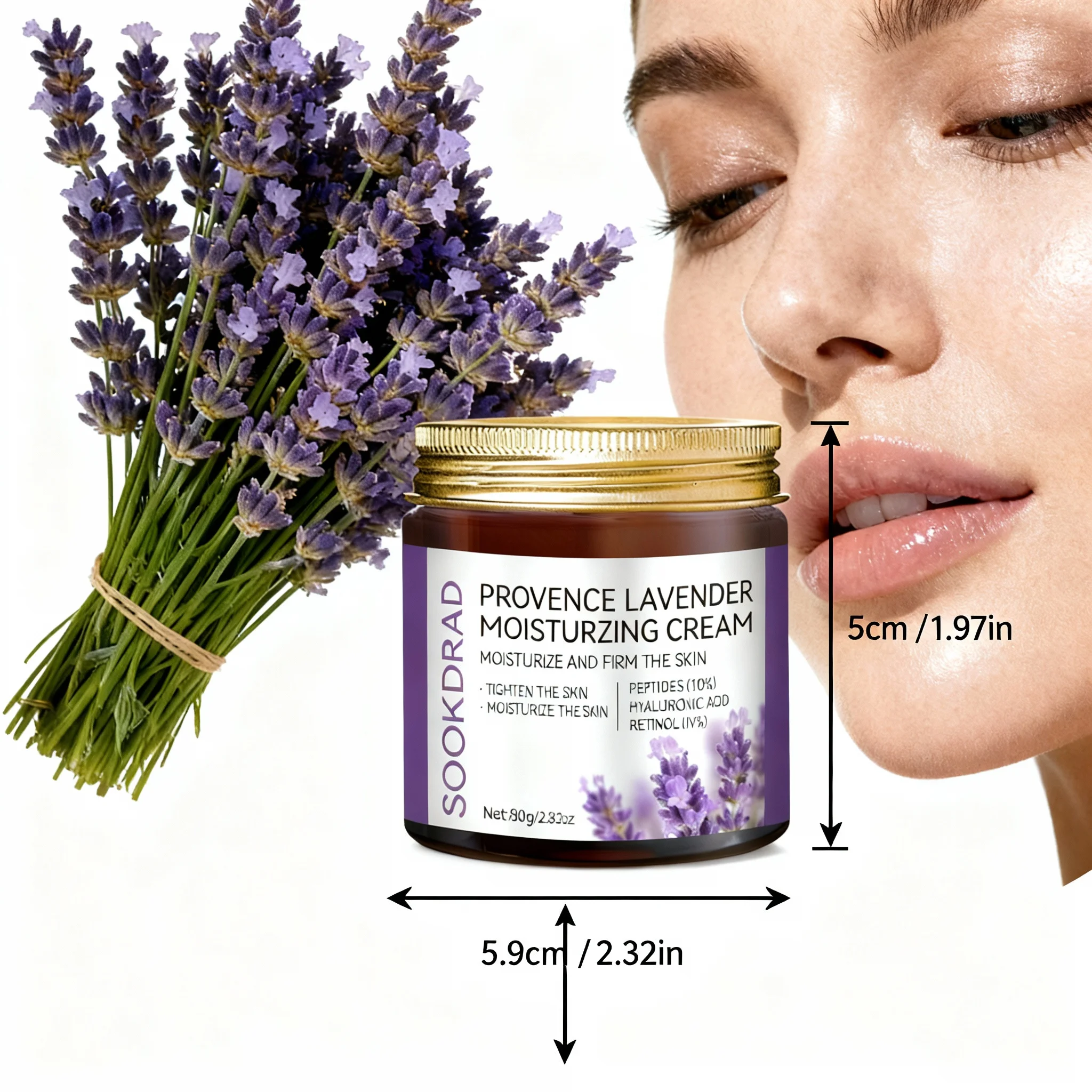 Krim Pelembap Provence Lavende - Peptide Neck Cream ulasan dan harga