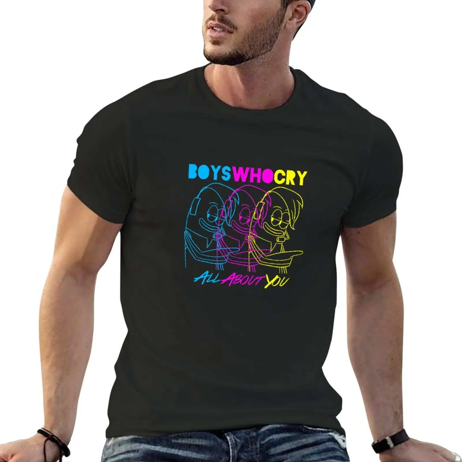 Boys Who Cry (Cyan, Magenta, Yellow) T-Shirt essential t shirt blacks boys whites graphic t shirt vintage sweat shirts, men