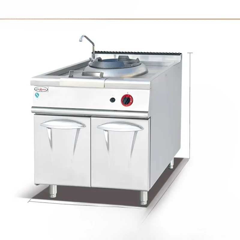 

Commercial kitchen Western gas wok stainless steel body with precise temperature control kitchen equipment