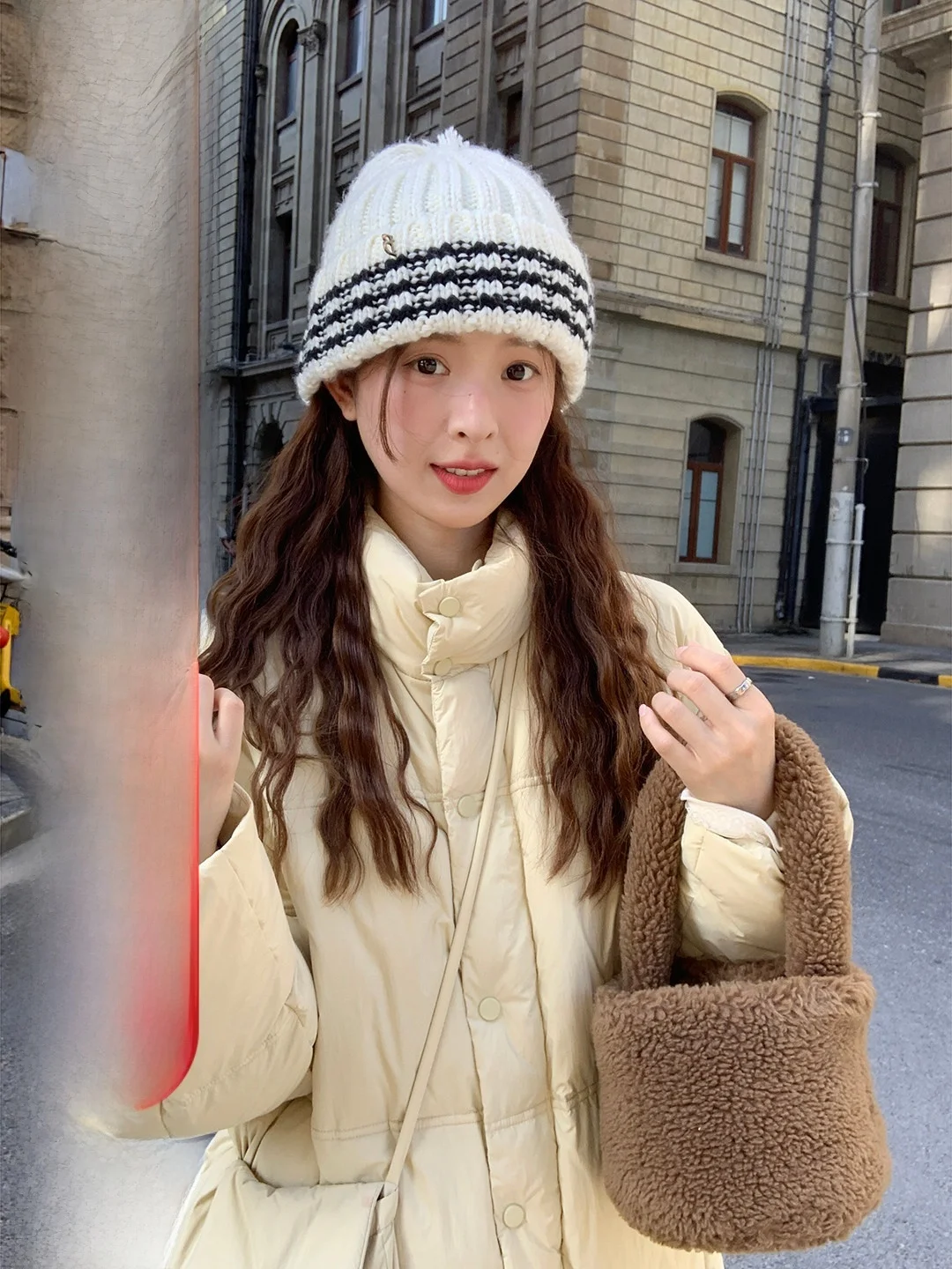 

Длинное зимнее пальто-пуховик с воротником-стойкой в корейском стиле для женщин, утепленное, из полиэфирного волокна, на молнии, верхняя одежда для дам