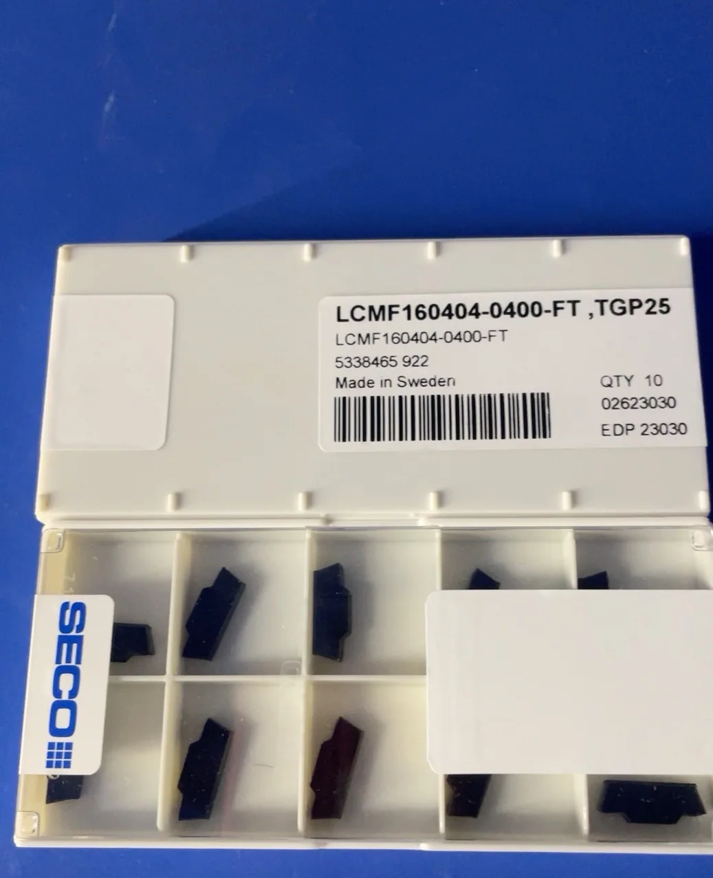 

Hard alloy cutting blades LCMF160404-0400-FT,TGP25