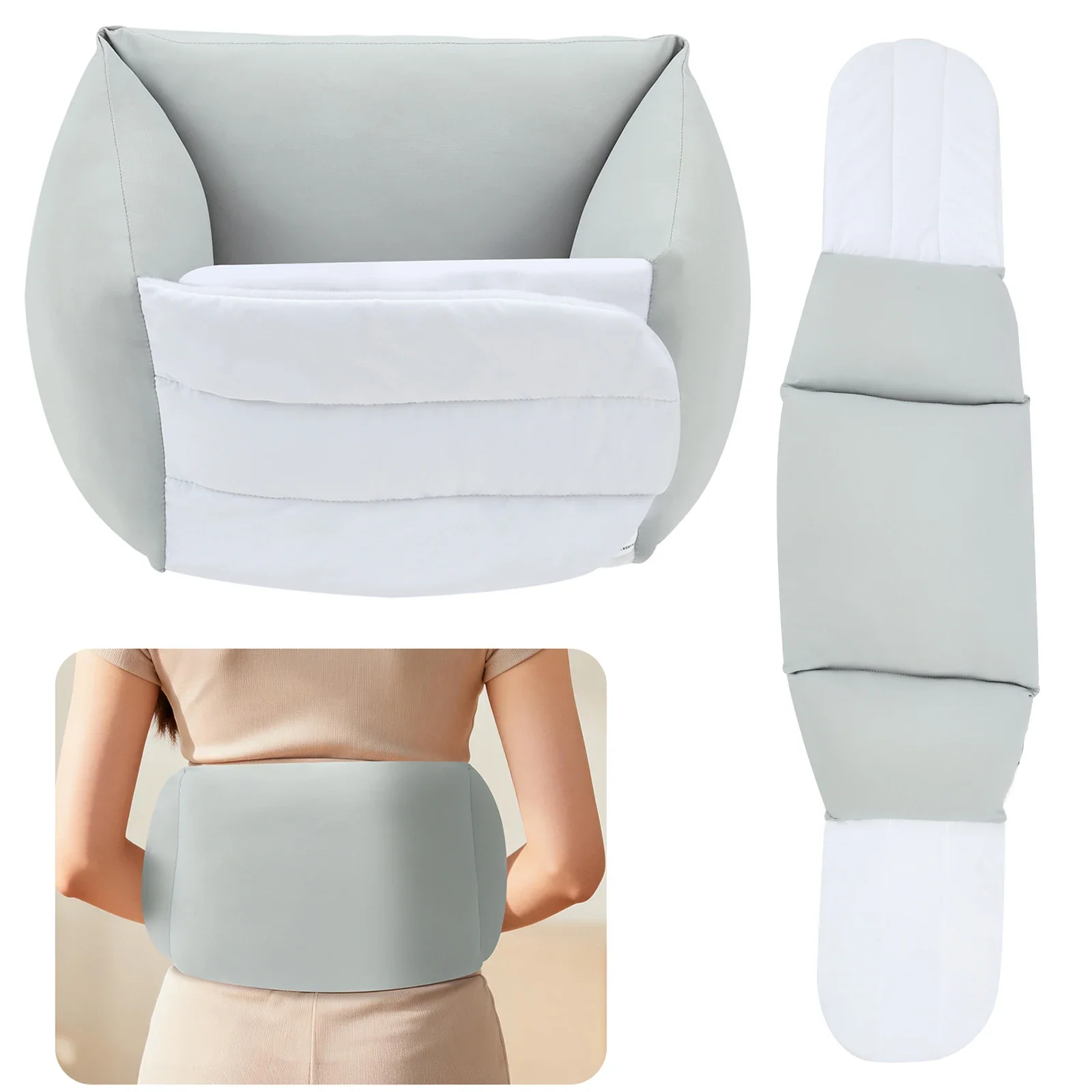 

Waist Support Pillow Ice Silk Cotton Lumbar Pillow for Sleeping Back Support Cushion for Lower Back Sleeping Bed Car