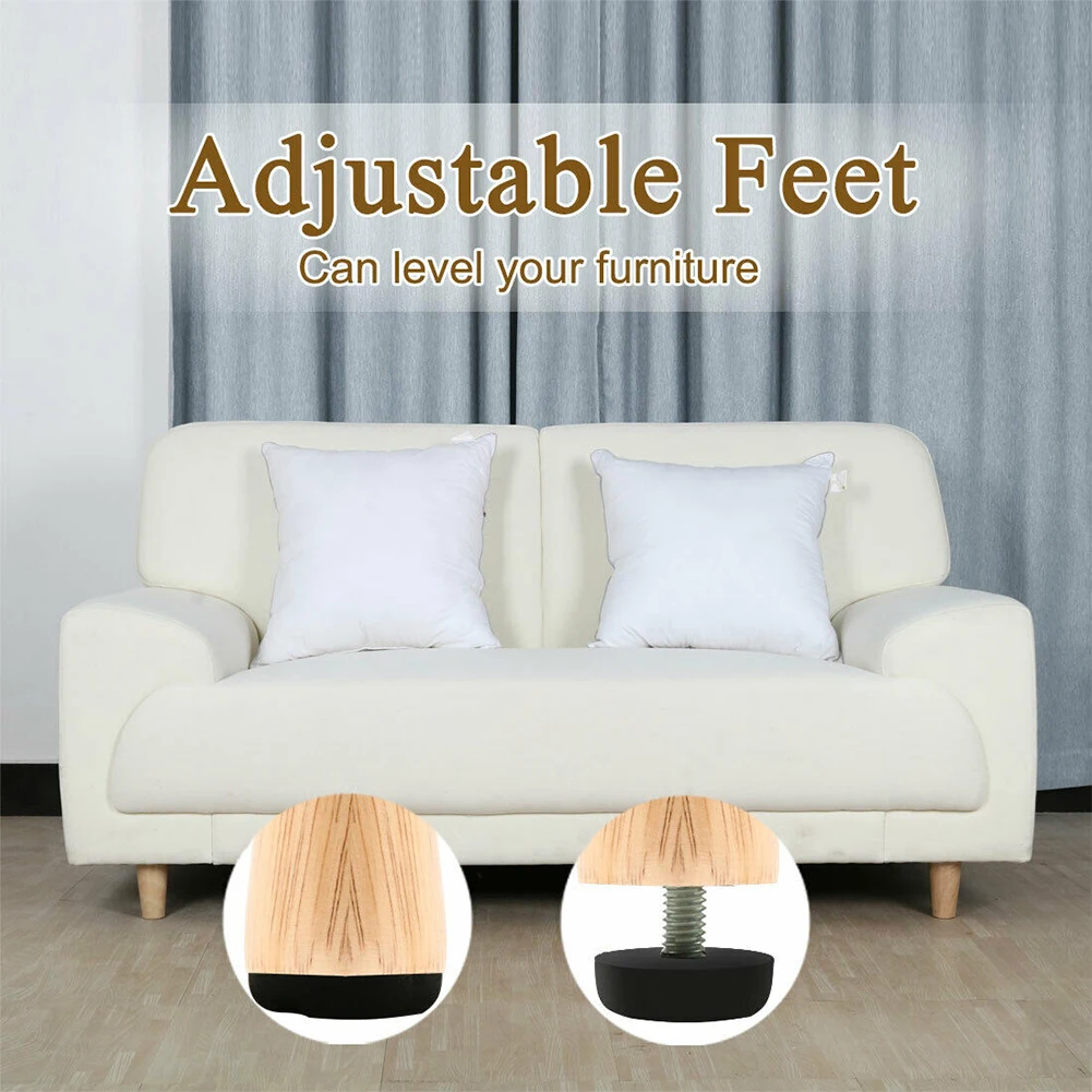 20pcs Furniture Foot Pads Shelves Foot Pads Leveling Feet Metal Plastic Spiral Table Containers Can Adjust Height Protect Floor