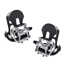 1 Pair Exercise Bike Nonslip Pedals Spinning Bicycles Flat Platform Footboards Accessories Spare Parts 9/16 Inch