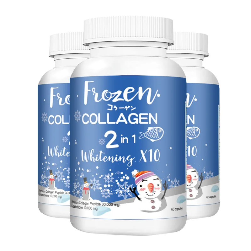 1 bottle collagen Frozen Detox Fiberry 2in1 capsule health food