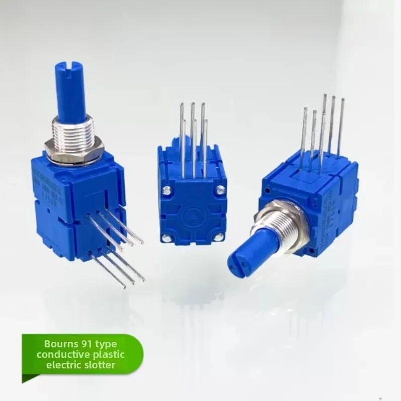 

American bourns conductive plastic electric slotter 10k 50k 100k double electric slotter for audio audio only