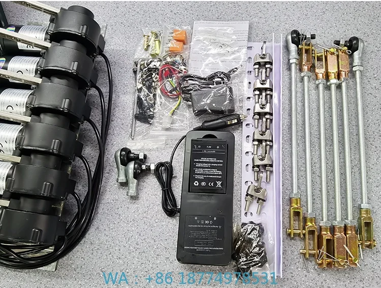 Proportional Wireless Rockers Hydraulic Remote Control High Quality Industrial Concrete Pump Truck Crane 6 Joystick Levers