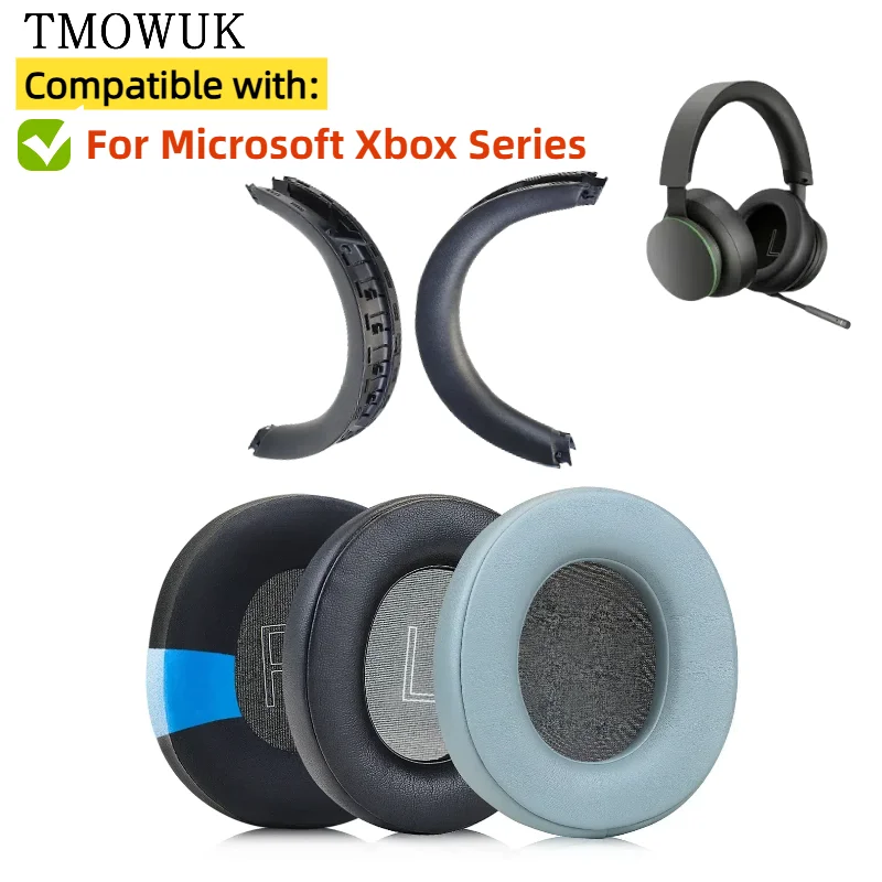 

Replacement Protein Ear Pads for Microsoft Xbox Series Headphones Soft Foam Ear Cushions High Quality