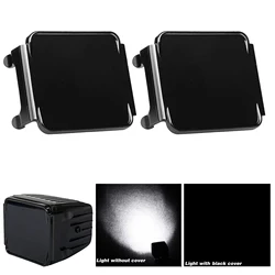 2pcs 3 inch LED Work Light Black Cover Dustproof Protect For 3