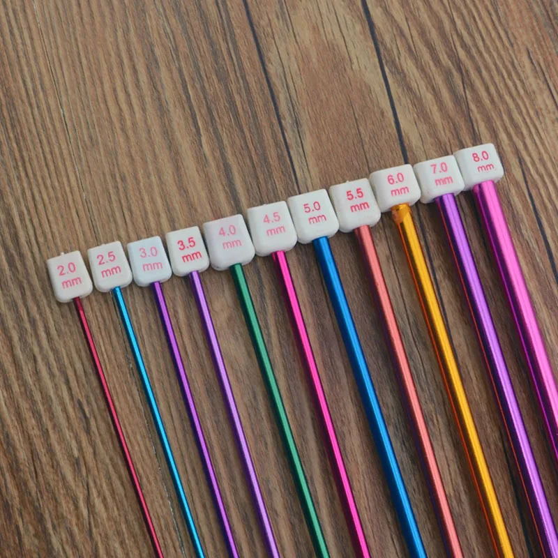 DIY Long Knitting Hook Set for Beginner, Tunisian Crochet Hooks, Afghan Needles for Crocheting, 2-8mm Supplies,11PCs,TJ5912
